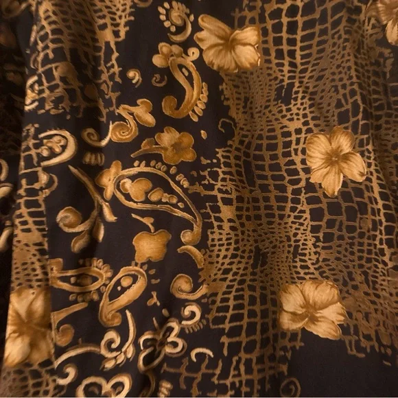 Coldwater Creek Jacket Button Up Long Sleeve Black/Gold Women’s Sz 3X NWOT - Picture 5 of 8